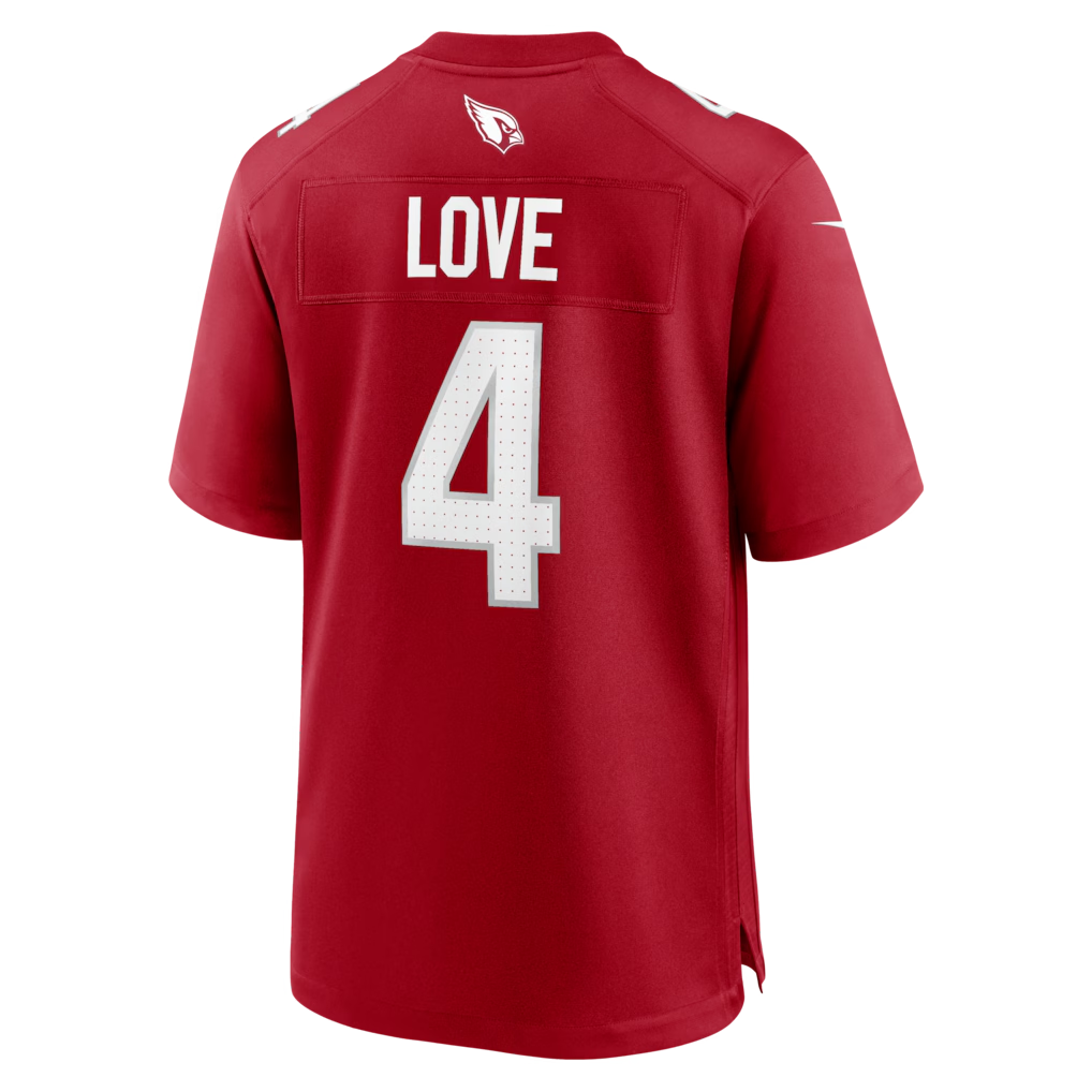 Cooneas A.Cardinals #4 Jeremiyah Love Red Game Player Stitched Jersey