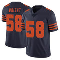 C.Bears #58 Darnell Wright Player Navy Blue Alternate Vapor Untouchable Limited Cooneas Stitched Jerseys
