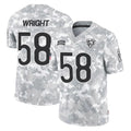 C.Bears #58 Darnell Wright Player Arctic Camo Salute to Service Limited Cooneas Stitched Jerseys