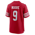 Cooneas SF.49ers #9 Skyy Moore Scarlet Team Game Jersey
