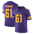 MN.Vikings #61 Jalen Redmond Player Purple Limited Color Rush Home Game Cooneas Stitched Jerseys