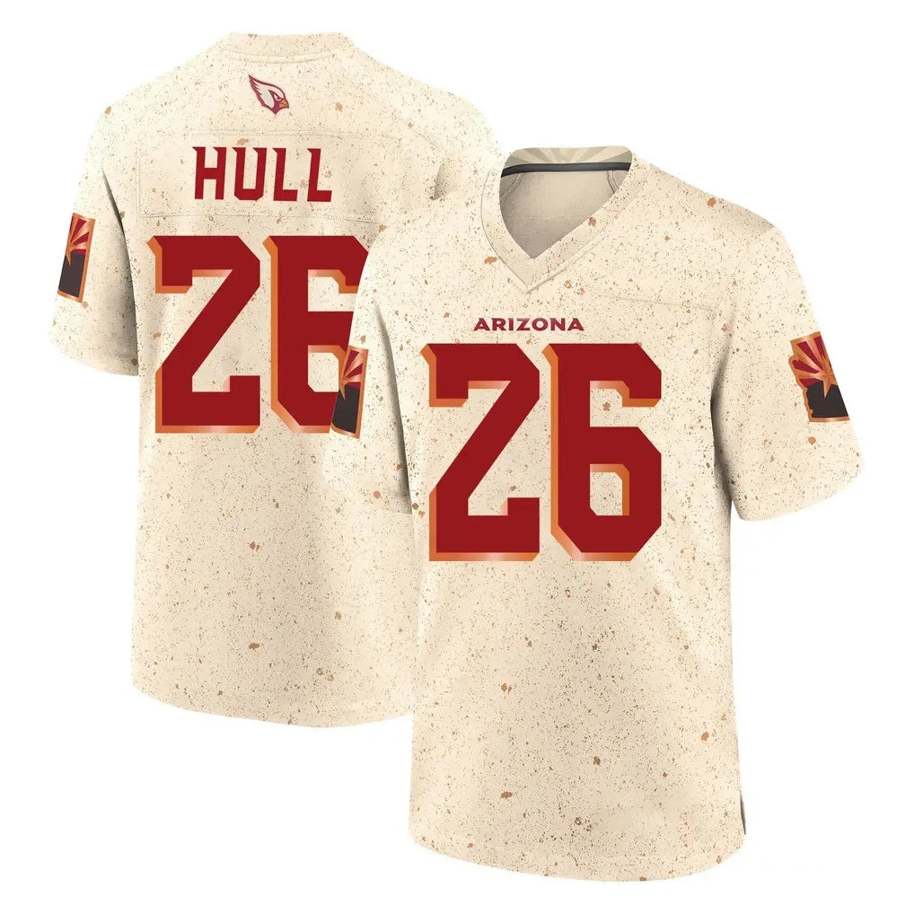 A.Cardinals #26 Evan Hull Player Cream Rivalries Collection Game Cooneas Stitched Jerseys