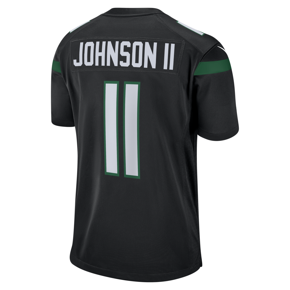 Cooneas NY.Jets #11 Jermaine Johnson II Black Alternate Game Jersey