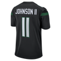 Cooneas NY.Jets #11 Jermaine Johnson II Black Alternate Game Jersey