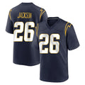 LA.Chargers #26 Donte Jackson Player Navy Home Game Stitched Jerseys