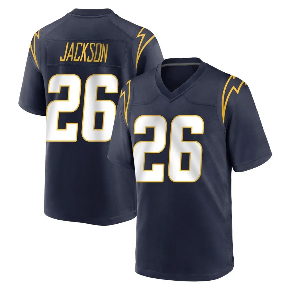 LA.Chargers #26 Donte Jackson Player Navy Home Game Stitched Jerseys