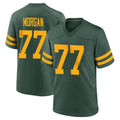 GB.Packers #77 Jordan Morgan Player Green Alternate Home Game Cooneas Stitched Jerseys