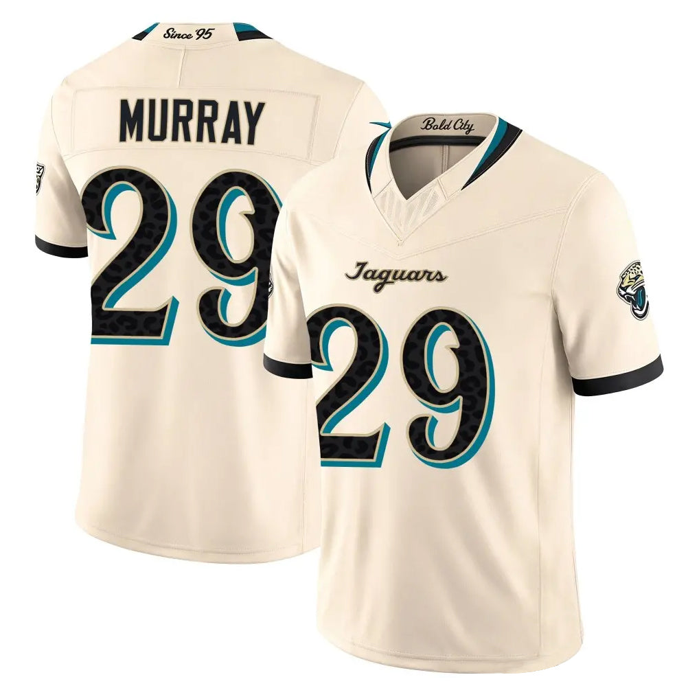 J.Jaguars #29 Eric Murray Player Natural Limited 2026 Rivalries Collection Game Cooneas Stitched Jerseys