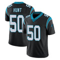 C.Panthers #50 Robert Hunt Player Black Vapor Untouchable Limited Game Cooneas Stitched Jerseys