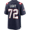 Cooneas NE.Patriots #72 Matt Light Navy Game Retired Player Jersey