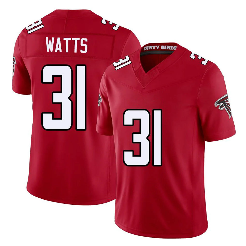 A.Falcons #31 Xavier Watts Player Red Team Color Vapor F.U.S.E. Limited Cooneas Stitched Jerseys