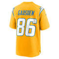Cooneas LA.Chargers #86 Oronde Gadsden Gold Alternate Charger Power Game Jersey