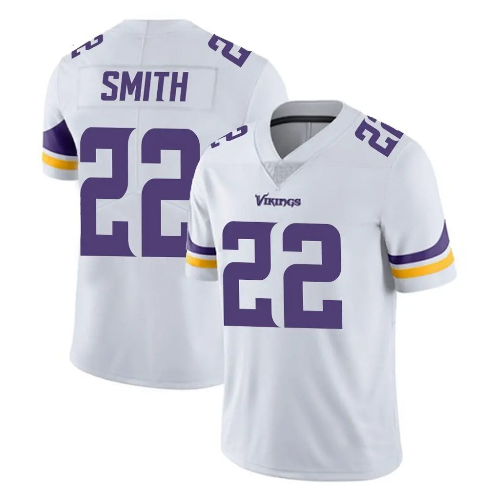 MN.Vikings #22 Harrison Smith Player White Limited Vapor Untouchable Home Game Cooneas Stitched Jerseys