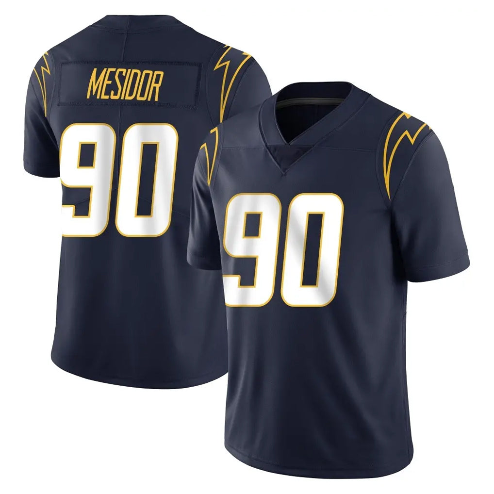 LA.Chargers #90 Akheem Mesidor Player Navy Limited Vapor Untouchable Home Game Stitched Jerseys