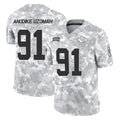 KC.Chiefs #91 Felix Anudike-Uzomah Player Arctic Camo Salute To Service Limited Game Stitched Jerseys