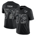 H.Texans #72 Tommy Togiai Player Black Limited 2026 Salute to Service Home Game Cooneas Stitched Jerseys