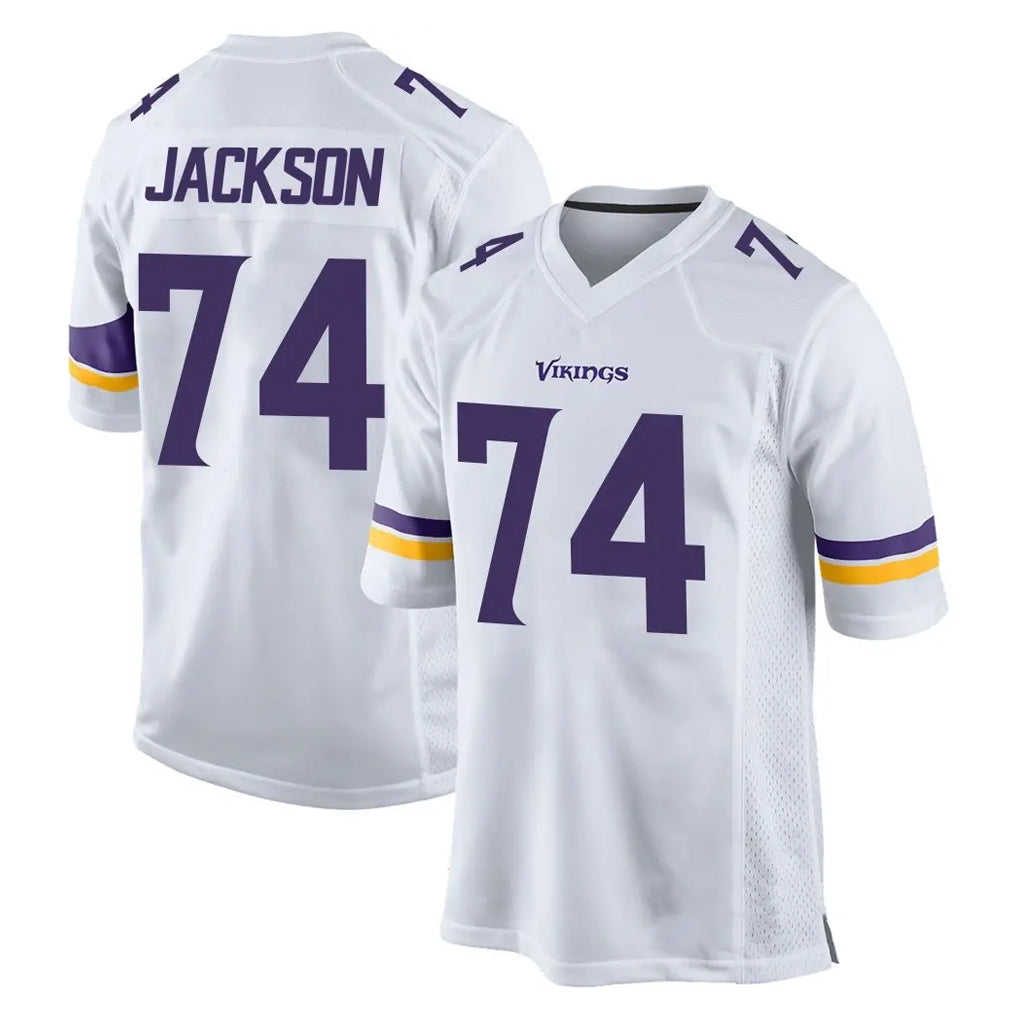 MN.Vikings #74 Donovan Jackson Player White Home Game Cooneas Stitched Jerseys