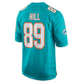 Cooneas M.Dolphins #89 Julian Hill Aqua Game Jersey