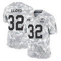 GB.Packers #32 MarShawn Lloyd Player Arctic Camo Salute To Service Limited Cooneas Stitched Jerseys