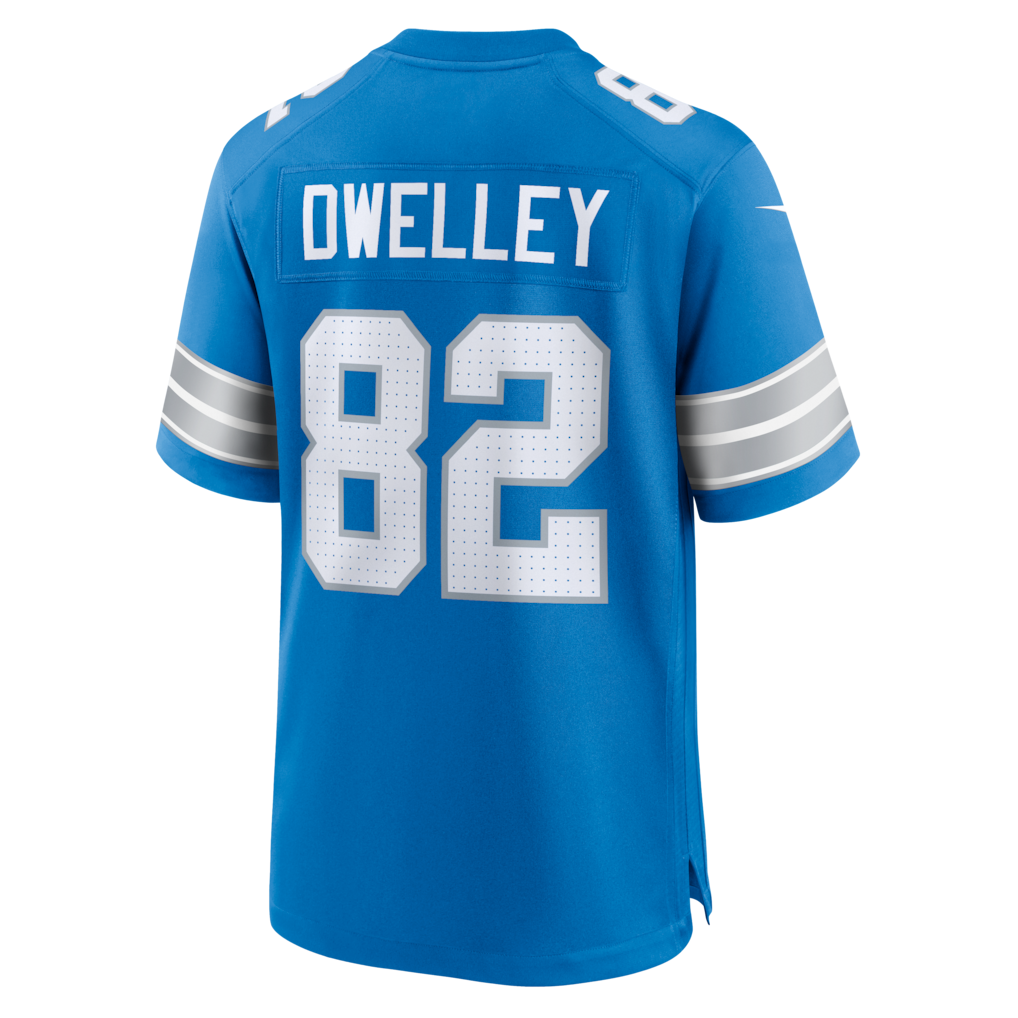 Cooneas D.Lions #82 Ross Dwelley Blue Team Game Jersey