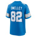Cooneas D.Lions #82 Ross Dwelley Blue Team Game Jersey