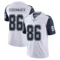 D.Cowboys #86 Luke Schoonmaker Player White-Navy Limited Color Rush Vapor Untouchable Home Game Cooneas Stitched Jerseys