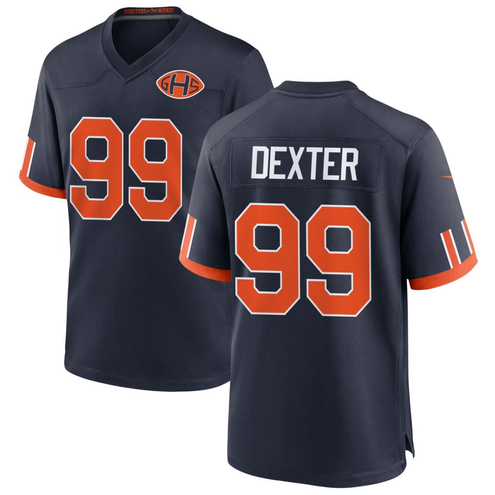 C.Bears #99 Gervon Dexter Sr Player Navy 2026 Rivalries Collection Home Game Cooneas Stitched Jerseys
