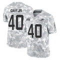 M.Dolphins #40 Willie Gay Jr. Player Arctic Camo Salute To Service Limited Game Cooneas Stitched Jerseys