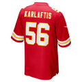 Cooneas KC.Chiefs #56 George Karlaftis Red Player Game Jersey