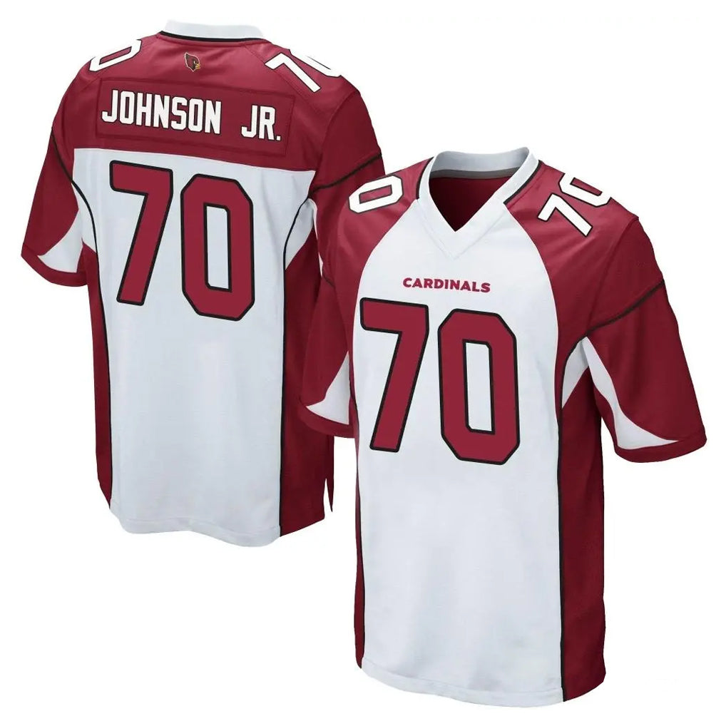 A.Cardinals #70 Paris Johnson Jr. Player White Cardinal Home Game Cooneas Stitched Jerseys