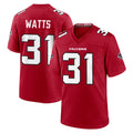 A.Falcons #31 Xavier Watts Player Red Team Color Home Game Cooneas Stitched Jerseys