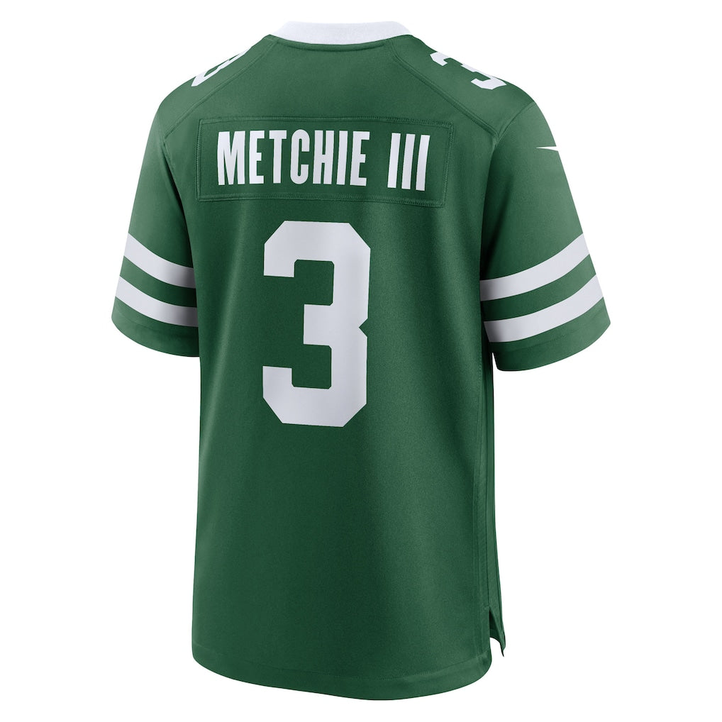 Cooneas NY.Jets #3 John Metchie III Legacy Green Team Game Jersey