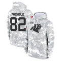 C.Panthers #82 Tommy Tremble Player Arctic Camo Salute to Service Pullover Hoodies Limited Game Cooneas Stitched Jerseys