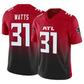A.Falcons #31 Xavier Watts Player Red Vapor F.U.S.E. Limited Home Game Cooneas Stitched Jerseys