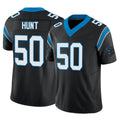 C.Panthers #50 Robert Hunt Player Black Vapor F.U.S.E. Limited Home Game Cooneas Stitched Jerseys