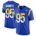 LA.Rams #95 Myles Garrett Player Royal Limited Vapor Untouchable Home Game Cooneas Stitched Jerseys