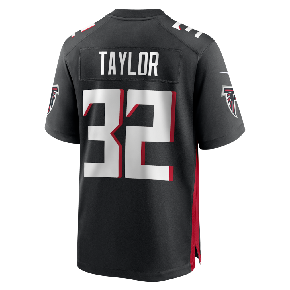Cooneas A.Falcons #32 Keith Taylor Black Team Game Jersey