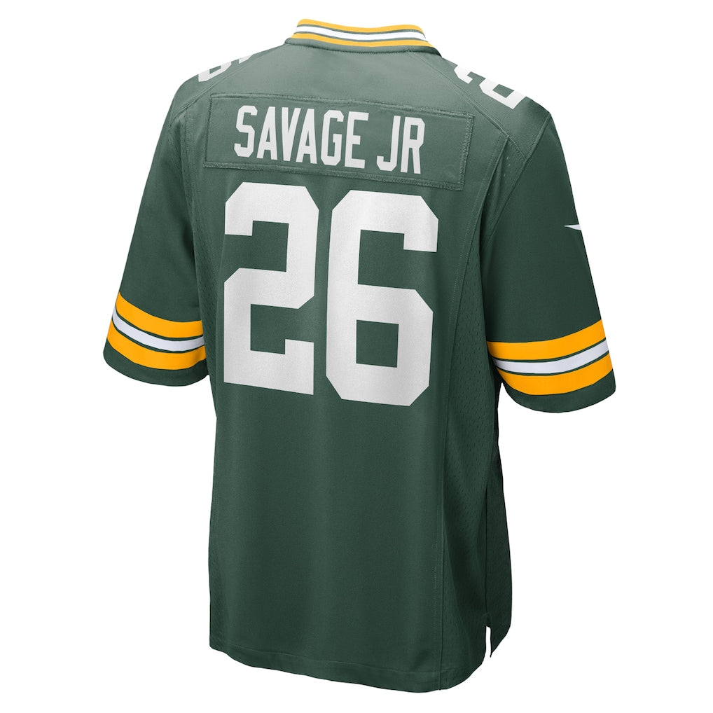 Cooneas GB.Packers #26 Darnell Savage Jr. Green Game Jersey