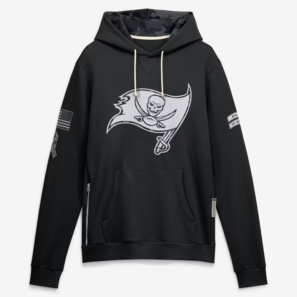 TB.Buccaneers 2026 Black Logo Pullover Hoodies Limited Game Cooneas Stitched Jerseys