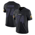 MN.Vikings #74 Donovan Jackson Player Black Impact LImited Home Game Cooneas Stitched Jerseys
