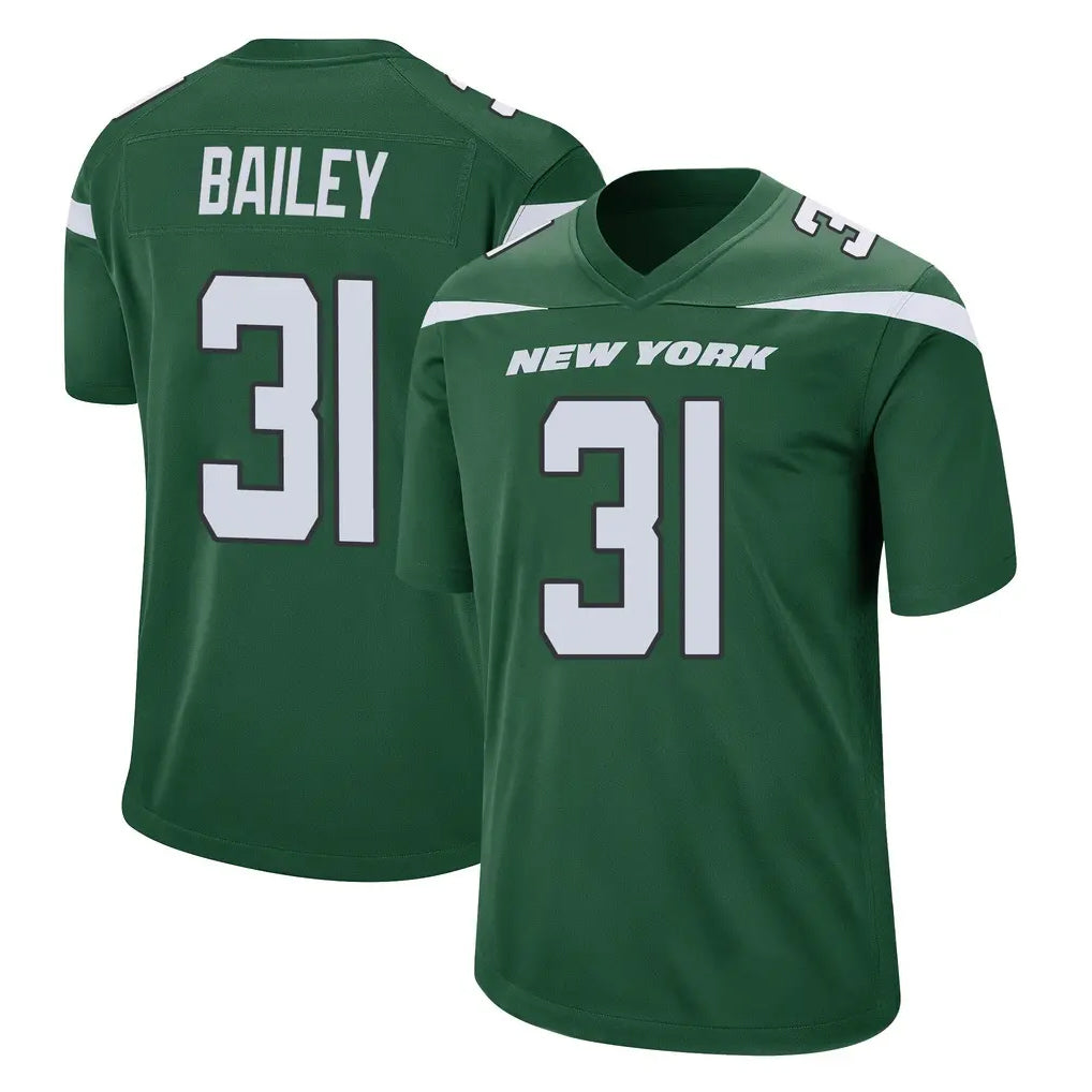 NY.Jets #31 David Bailey Player Green Home Game Cooneas Stitched Jerseys