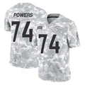 D.Broncos #74 Ben Powers Player Arctic Camo Salute To Service Limited Cooneas Stitched Jerseys