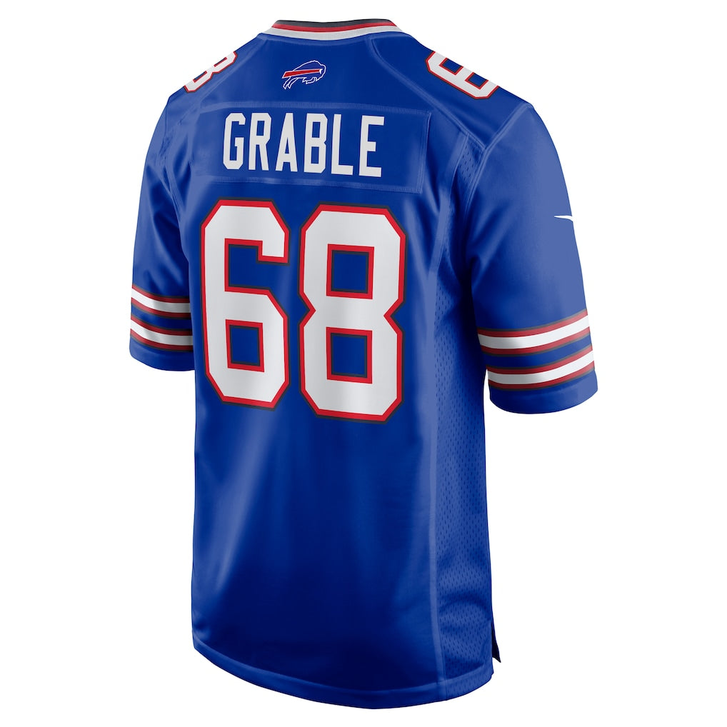 Cooneas B.Bills #68 Tylan Grable Royal Game Jersey