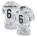 M.Dolphins #6 Malik Washington Player Arctic Camo Salute To Service Limited Game Cooneas Stitched Jerseys