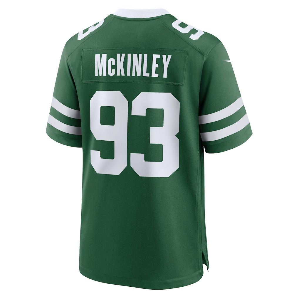 Cooneas NY.Jets #93 Takk McKinley Legacy Green Team Game Jersey