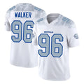 B.Bills #96 Deone Walker Player White Rivalries Collection Limited Game Cooneas Stitched Jerseys