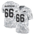 B.Bills #66 Connor McGovern Player Arctic Camo Salute to Service Limited Game Cooneas Stitched Jerseys
