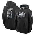 NY.Jets #8 Andre Cisco Player 2026 Black Logo Pullover Hoodies Limited Game Cooneas Stitched Jerseys