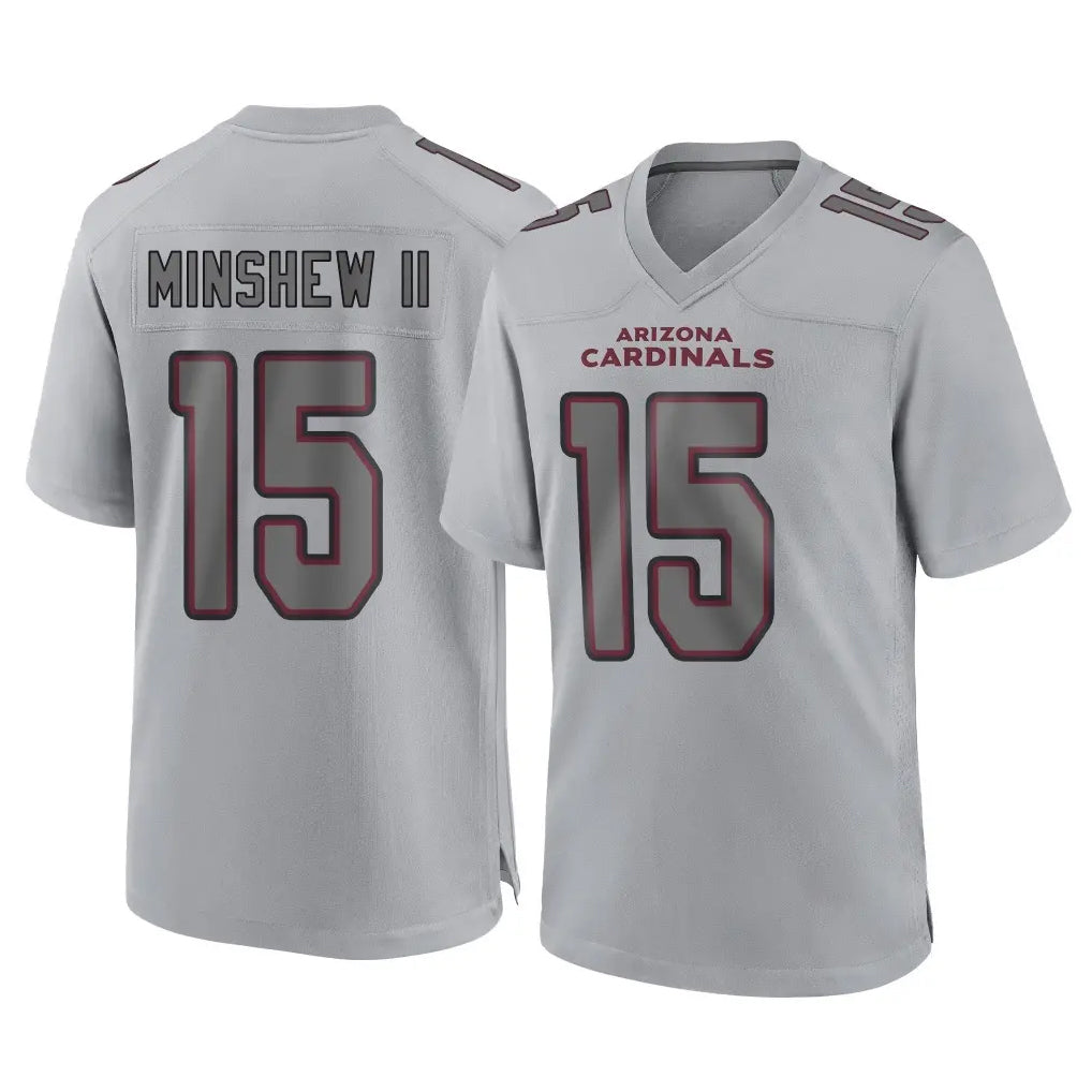 A.Cardinals #15 Gardner Minshew II Player Gray Atmosphere Fashion Home Game Cooneas Stitched Jerseys