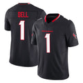H.Texans #1 Tank Dell Player Navy Limited Alternate Vapor F.U.S.E. Home Game Cooneas Stitched Jerseys